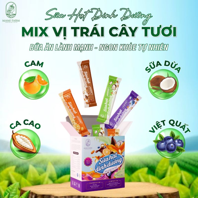 Sữa hạt dinh dưỡng mix vị